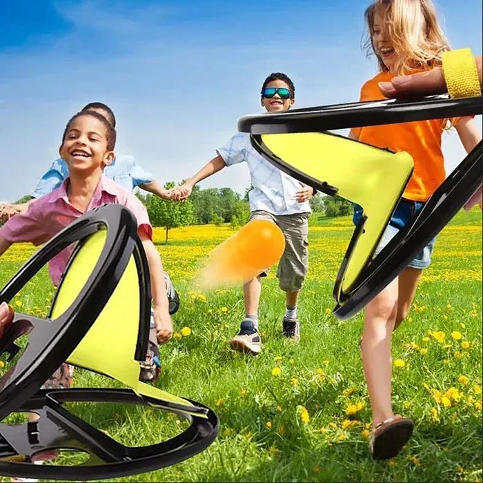 Child practicing coordination