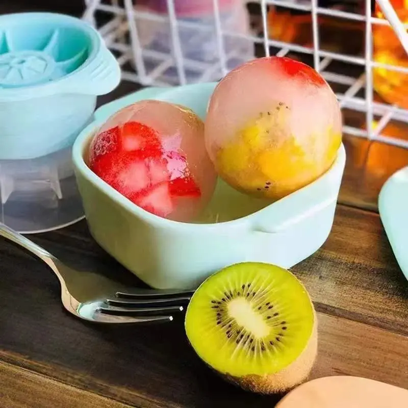 Elegant cocktail with sphere ice