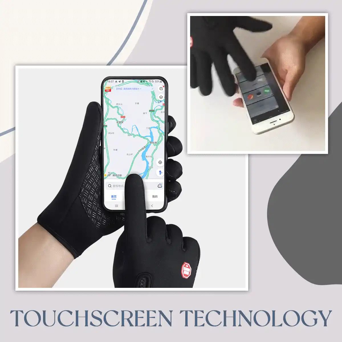Using touchscreen gloves