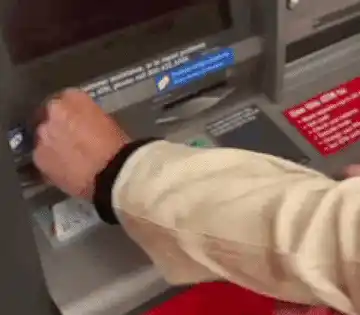 Wrist pouch in motion